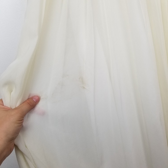 Aidan Mattox ivory beaded gown - Picture 7 of 11